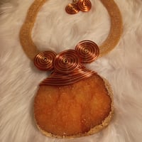 Image 1 of ORANGE 🧡 DREAM NECKLACE SET