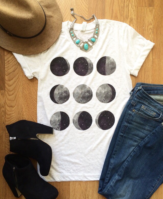 moon phases shirt target