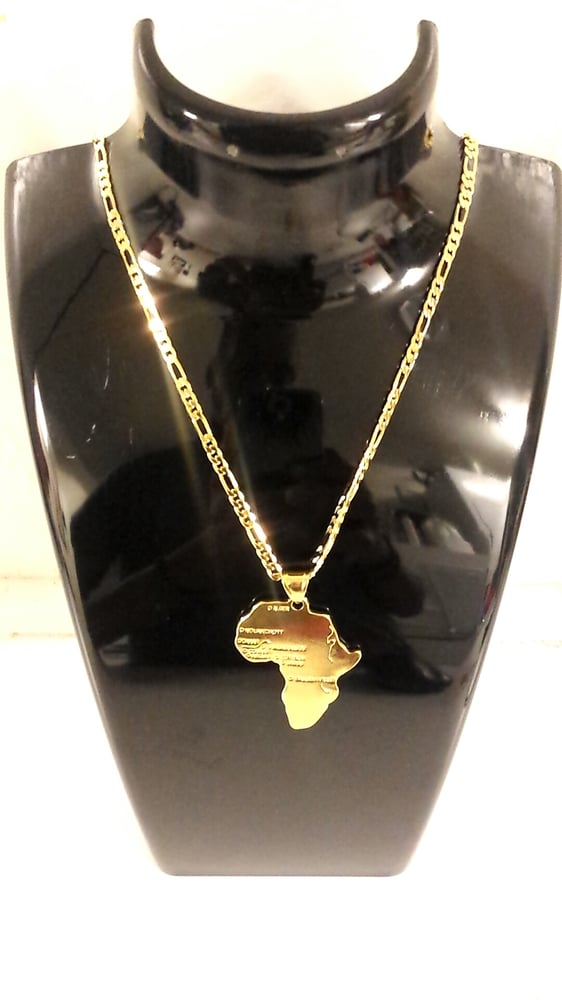 Image of 18k Gold Africa Necklace