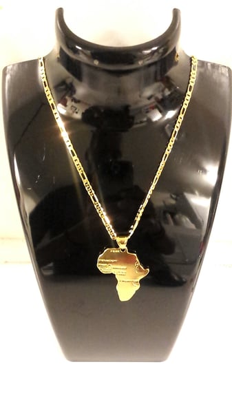 Image of 18k Gold Africa Necklace