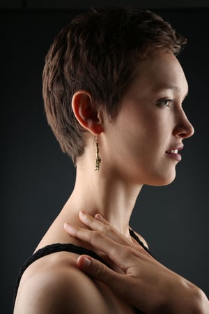 Image of Asymmetrical Sloughgrass Earrings