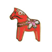 Image 2 of Dala Horse Pin