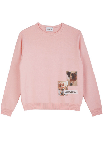 Image of [MISBHV] DRAINED SWEAT SHIRTS PINK