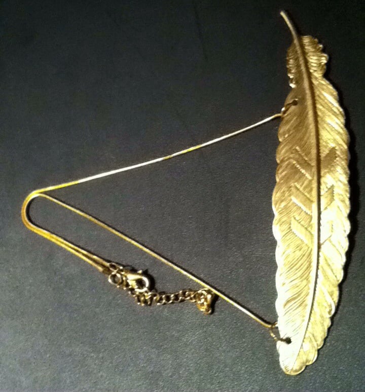 Image of As light as a feather necklace