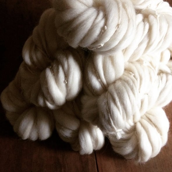Image of Thick and Thin Wool Yarn