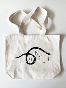 Image of LOWELL snake tote bag