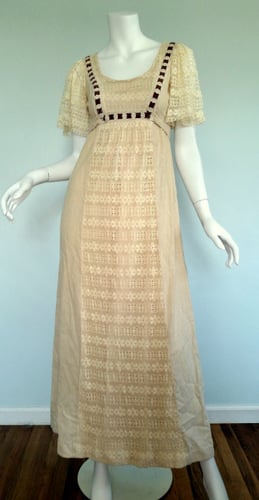 Image of Linen Boho Dress