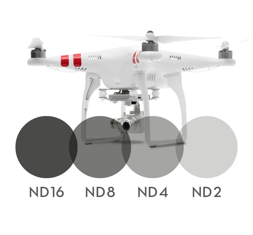 Image of 4-pack Neutral Density filters for DJI Phantom 2 Vision+