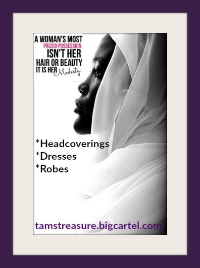 Image of 2 Piece Cotton Fatima Headcovering (Hijab) - FREE SHIPPING