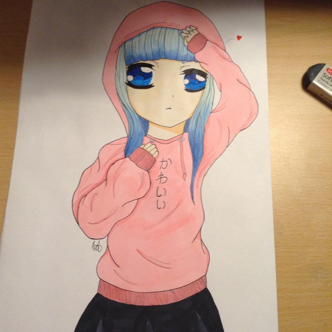 Homemade Arts And Crafts Japanese Anime Drawings