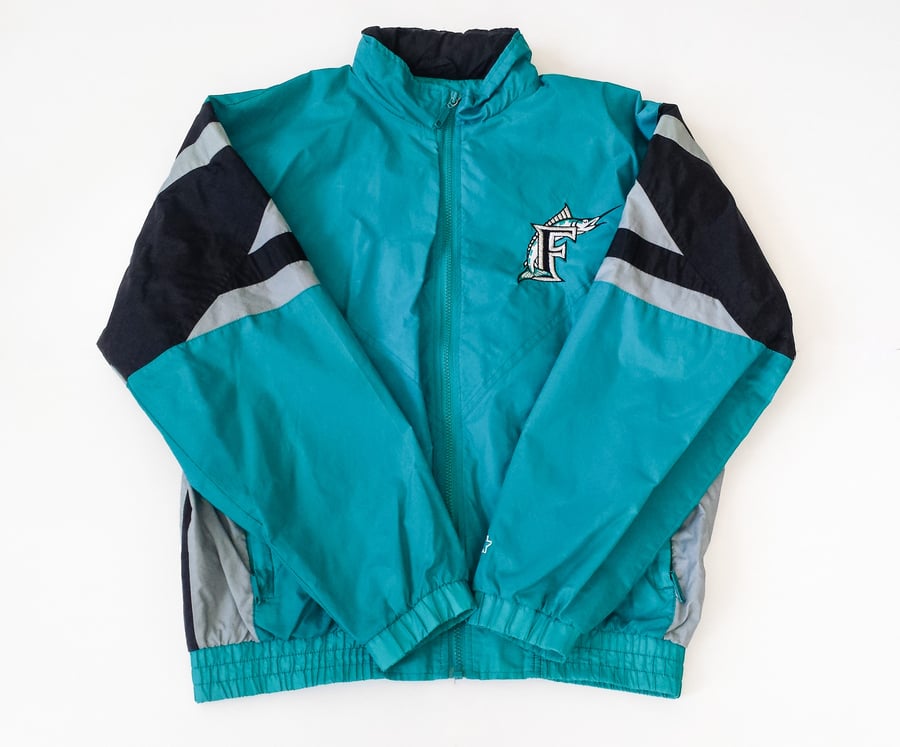 Image of 90s Starter Marlins Windbreaker
