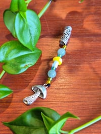 Mushroom Dangle Bead with Aventurine 