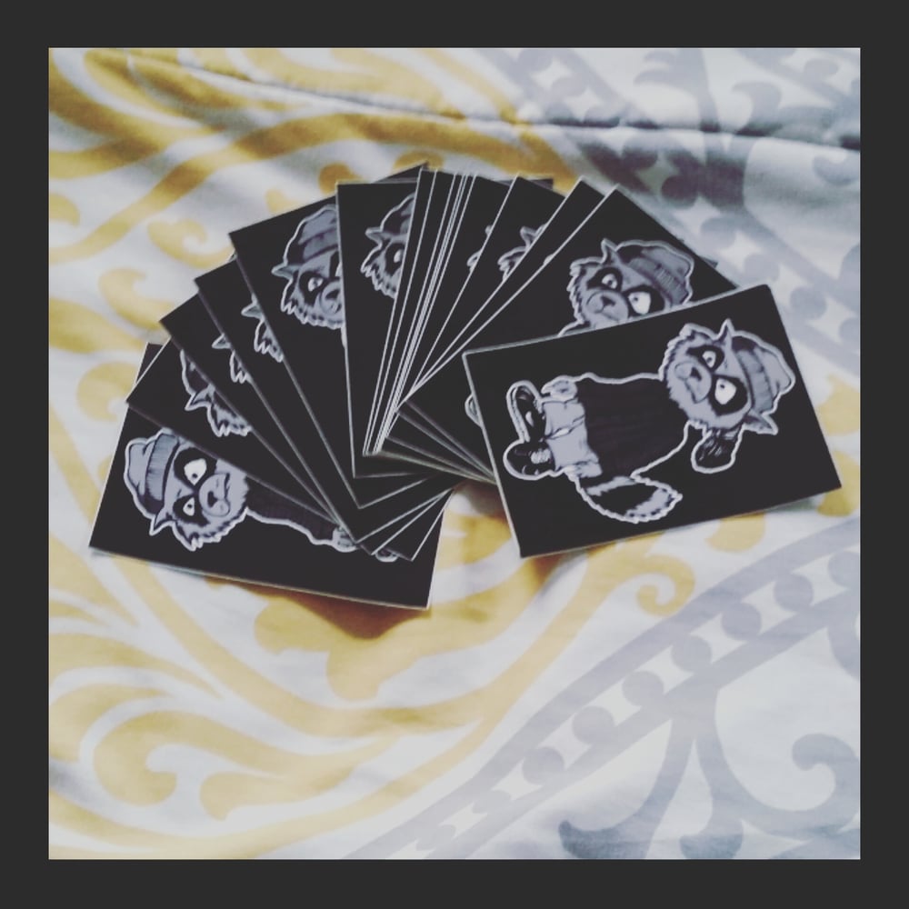 Image of Raccoonie Stickers x10
