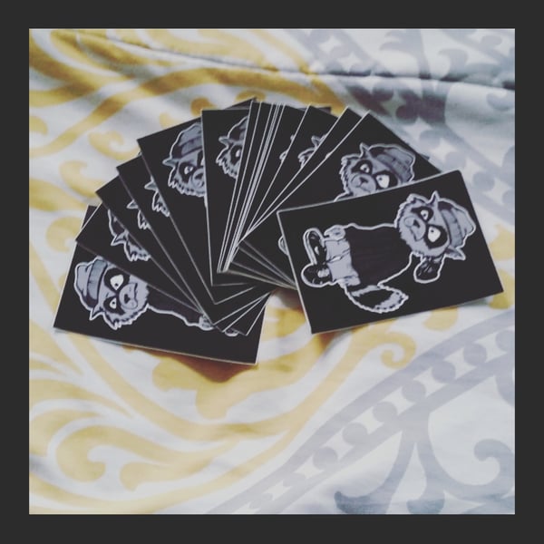 Image of Raccoonie Stickers x10