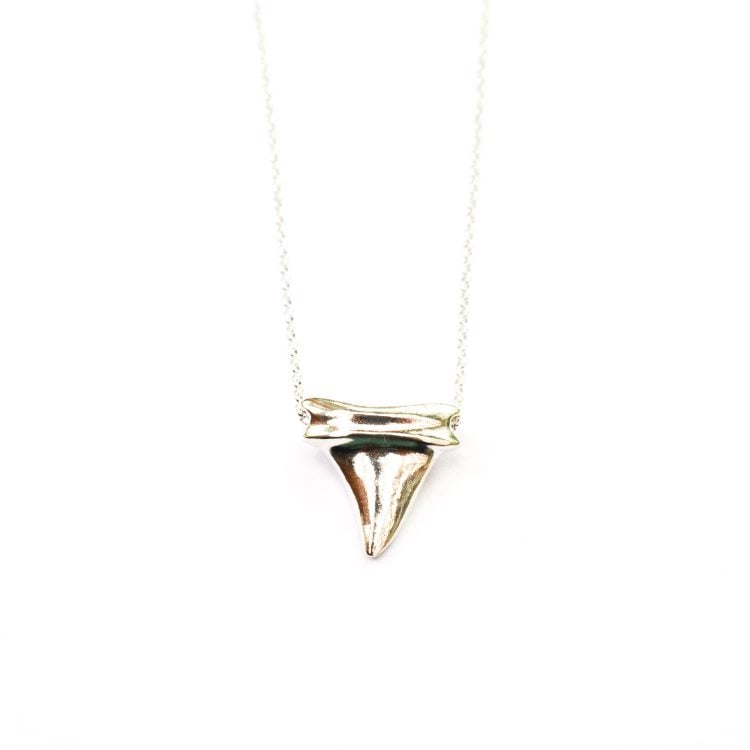 Image of Shark Tooth Necklace Sterling Silver