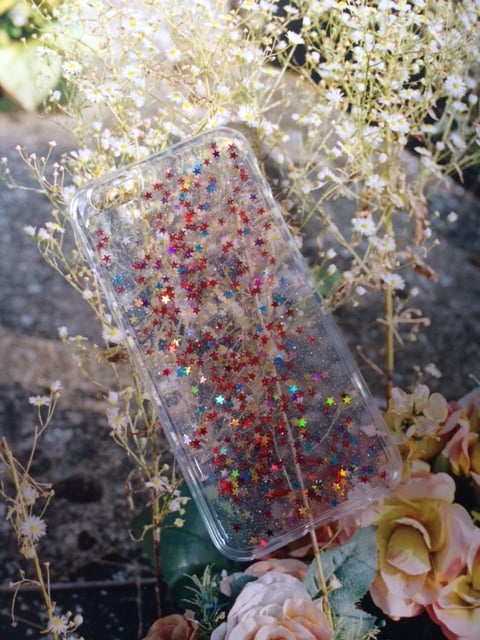 Image of iPhone 6 'Lucky Star' Glitter Cover