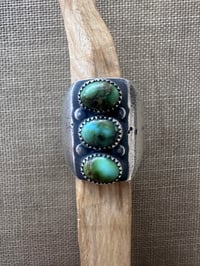 Image 1 of 3Stone Sonoran Gold Ring size 7 #3