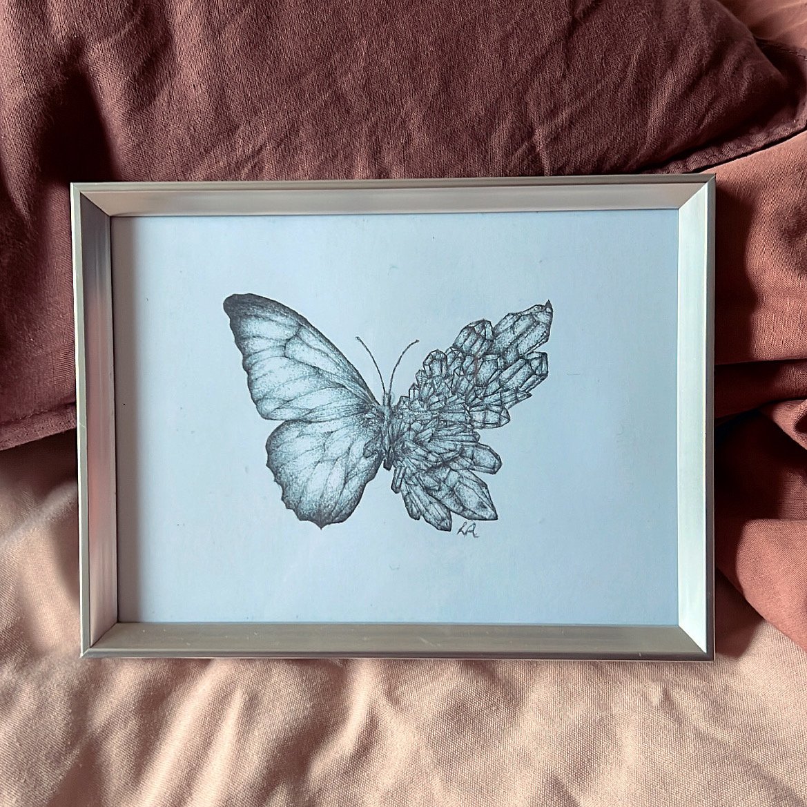 Metamorphosis Butterfly Art