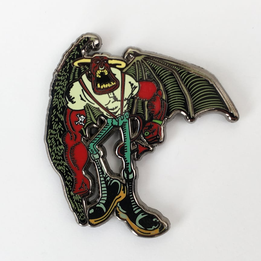AGNOSTIC FRONT - Demon Skin Enamel Pin | Limited SFU