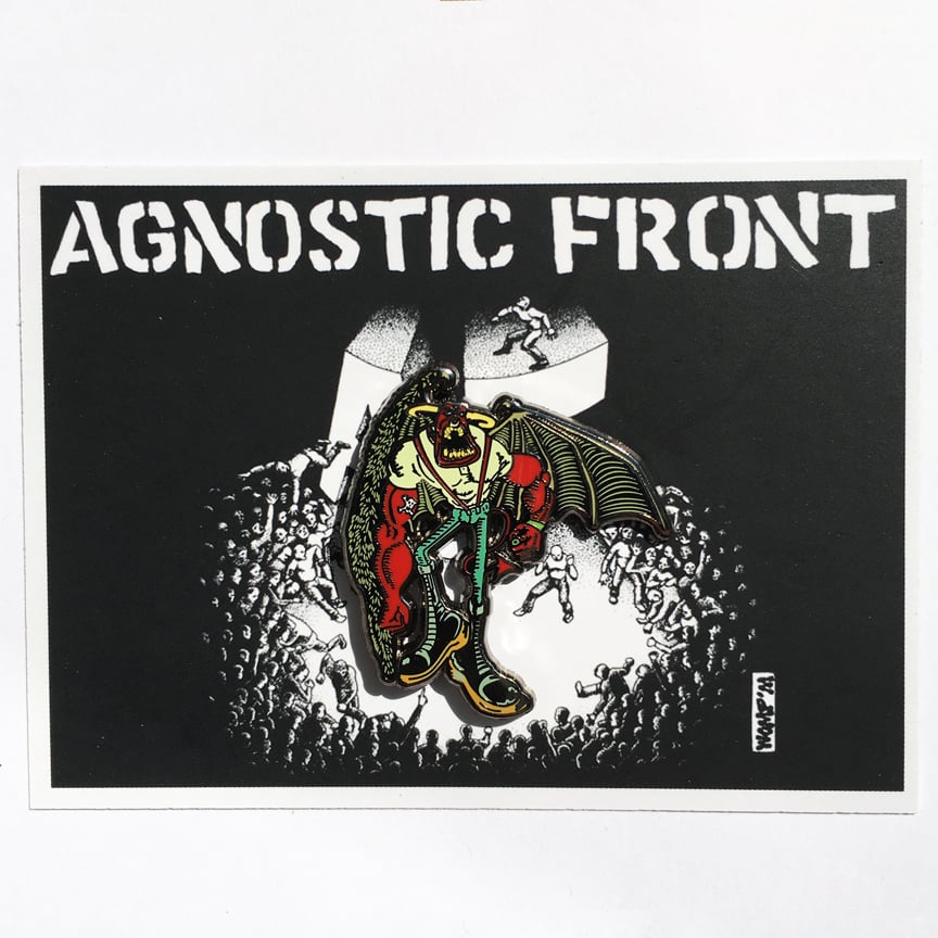 AGNOSTIC FRONT - Demon Skin Enamel Pin