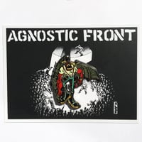 Image 2 of AGNOSTIC FRONT - Demon Skin Enamel Pin