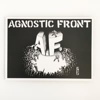 Image 3 of AGNOSTIC FRONT - Demon Skin Enamel Pin