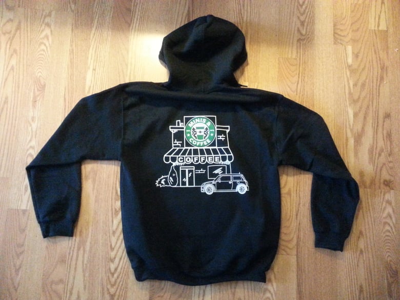 Image of MINIS & COFFEE PULL OVER OR ZIPPERED HOODIE