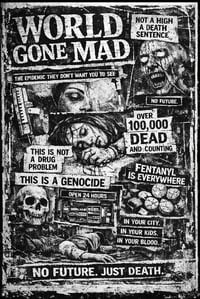 [HANDMADE ZINE]"WORLD GONE MAD" Fanzine