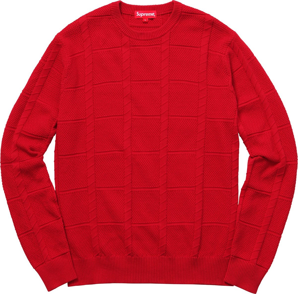 Supreme store jacquard sweater