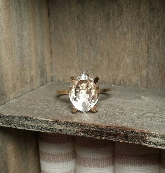 Image of Herkimer Solitaire Ring