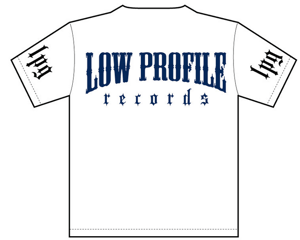 Image of LOWPROFILE RECORDS CLASSIC WHITE T-SHIRT