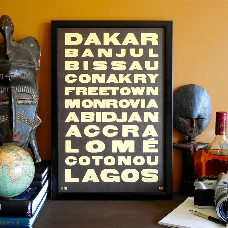 Image of The West African Tour Poster
