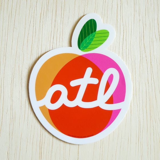 Image of The Big Peach Sticker