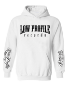 Image of LOWPROFILE RECORDS CLASSIC WHITE HOOODIE