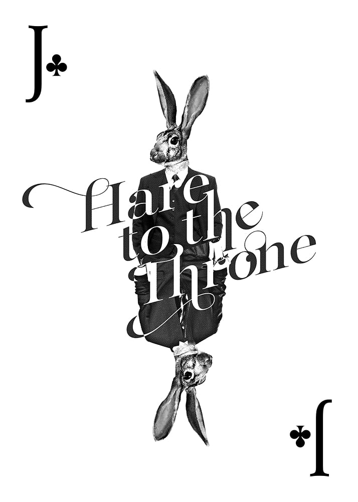 Image of Jack of Clubs (Hare to the Throne)