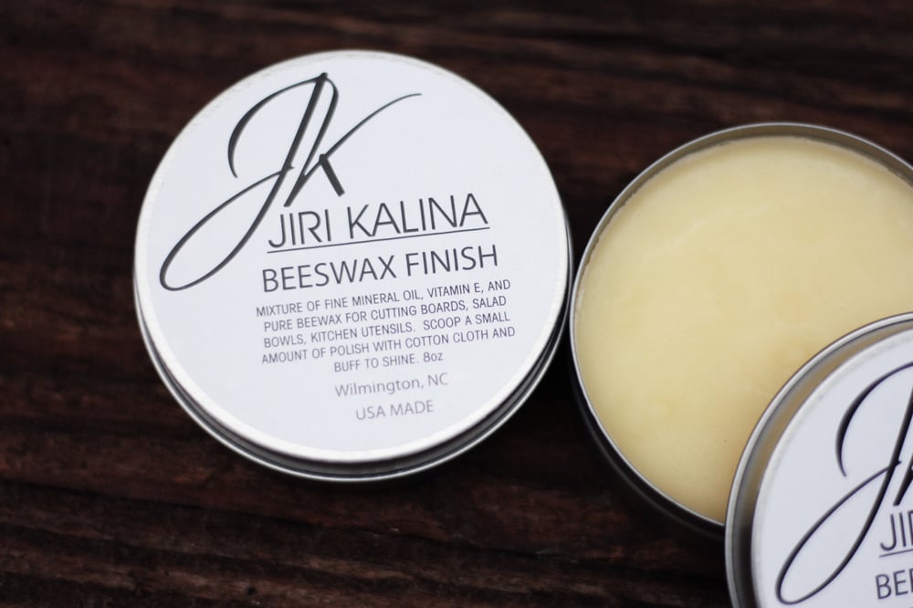 Image of . Beeswax Polish for Cutting Boards & Wood Products - All Natural - 4oz Tin
