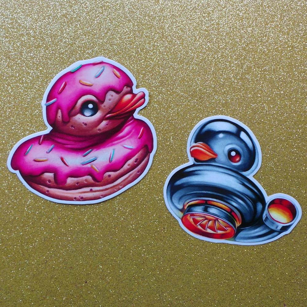 Image of Rubber Duck Sticker Pack (6 stickers)