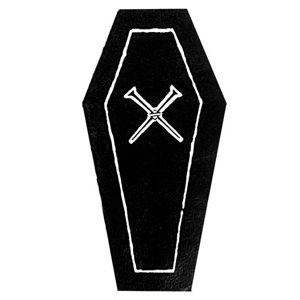 Image of Coffin & Crossed Nails Patch