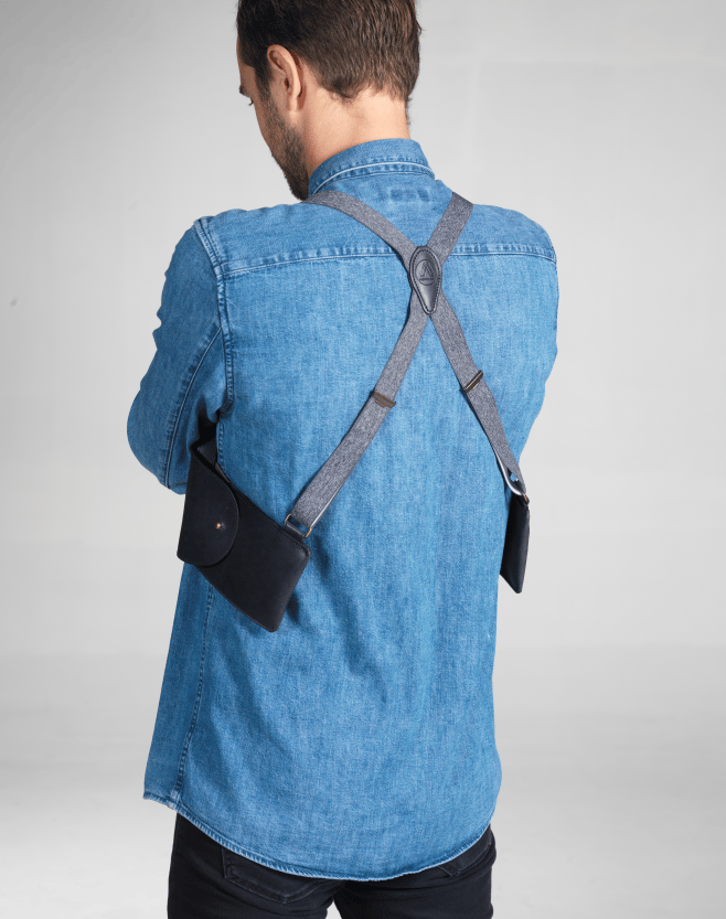 leather suspenders HOLSTER BAG