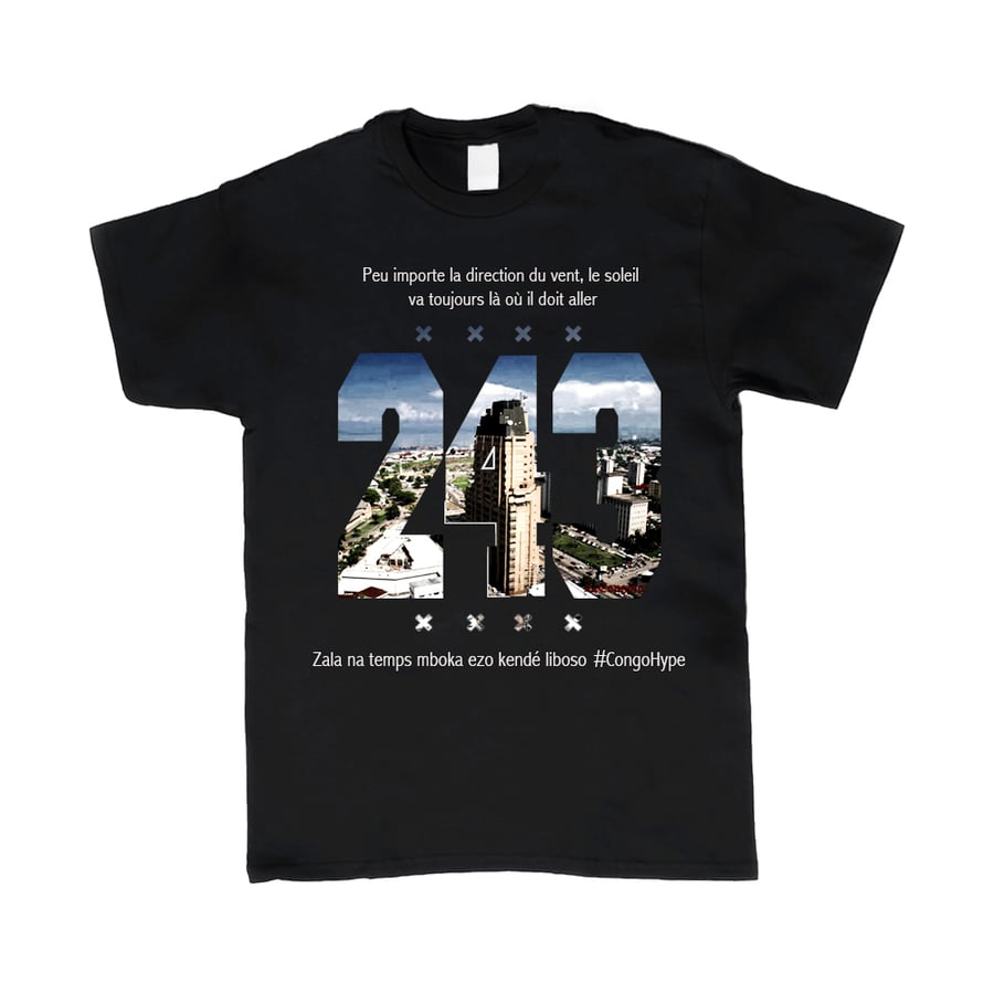 Image of T-shirt 243 HOMME (NOIR ou BLANC)