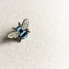 Manchester Bee Blue Enamel pin badge