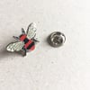 Manchester Bee enamel pin badge in Red