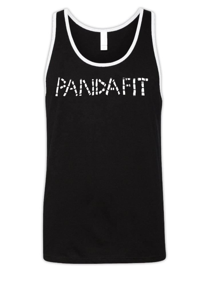 Image of PandaFit Black White Tank Top