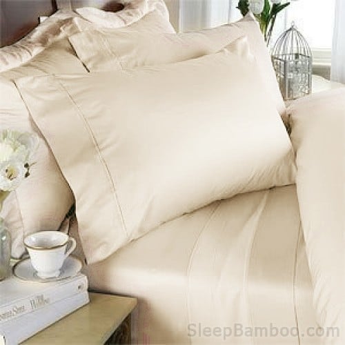 Image of Ivory Bamboo Sheets