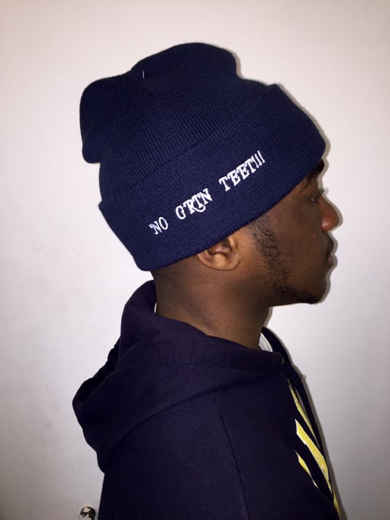 Image of Navy blue beanie