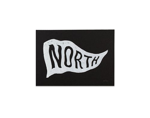 Image of North Pennant Lino Print