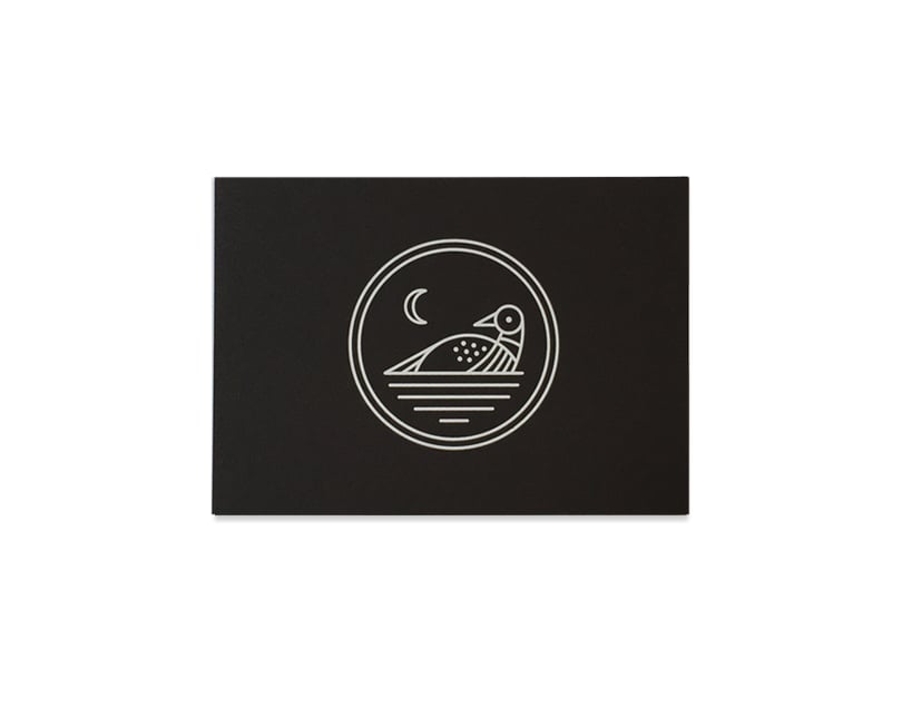 Image of Loon Lino Print