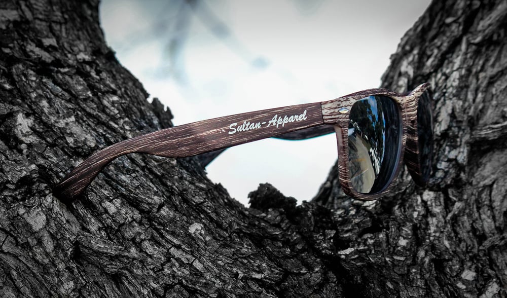 Image of Wooden Sunglasses 