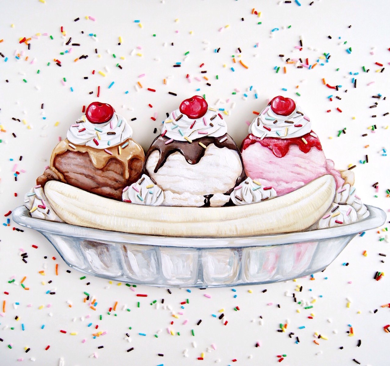 Image of Banana Split plaque
