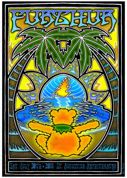 Furthur St. Augustine Florida Poster 2011